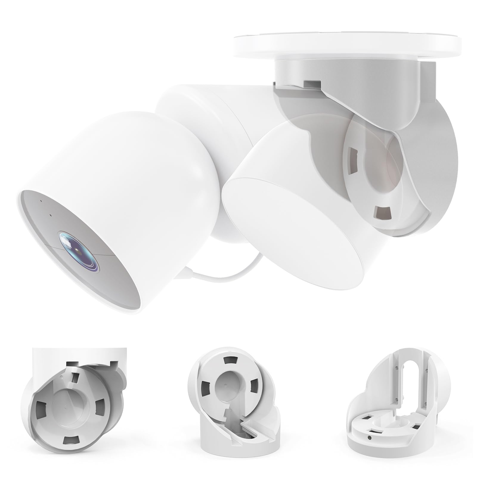 Amazon.co.jp: SURVADV® ひさしマウント Google Nest Cam用 投光器付き
